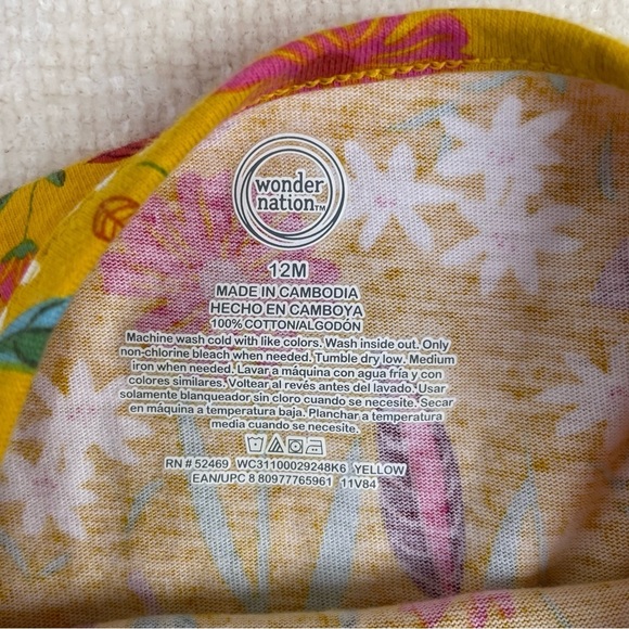 Wonder nation toddler girl dress set 12 months - Picture 6 of 9